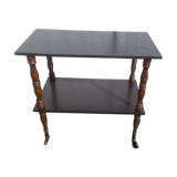 Wooden rolling table