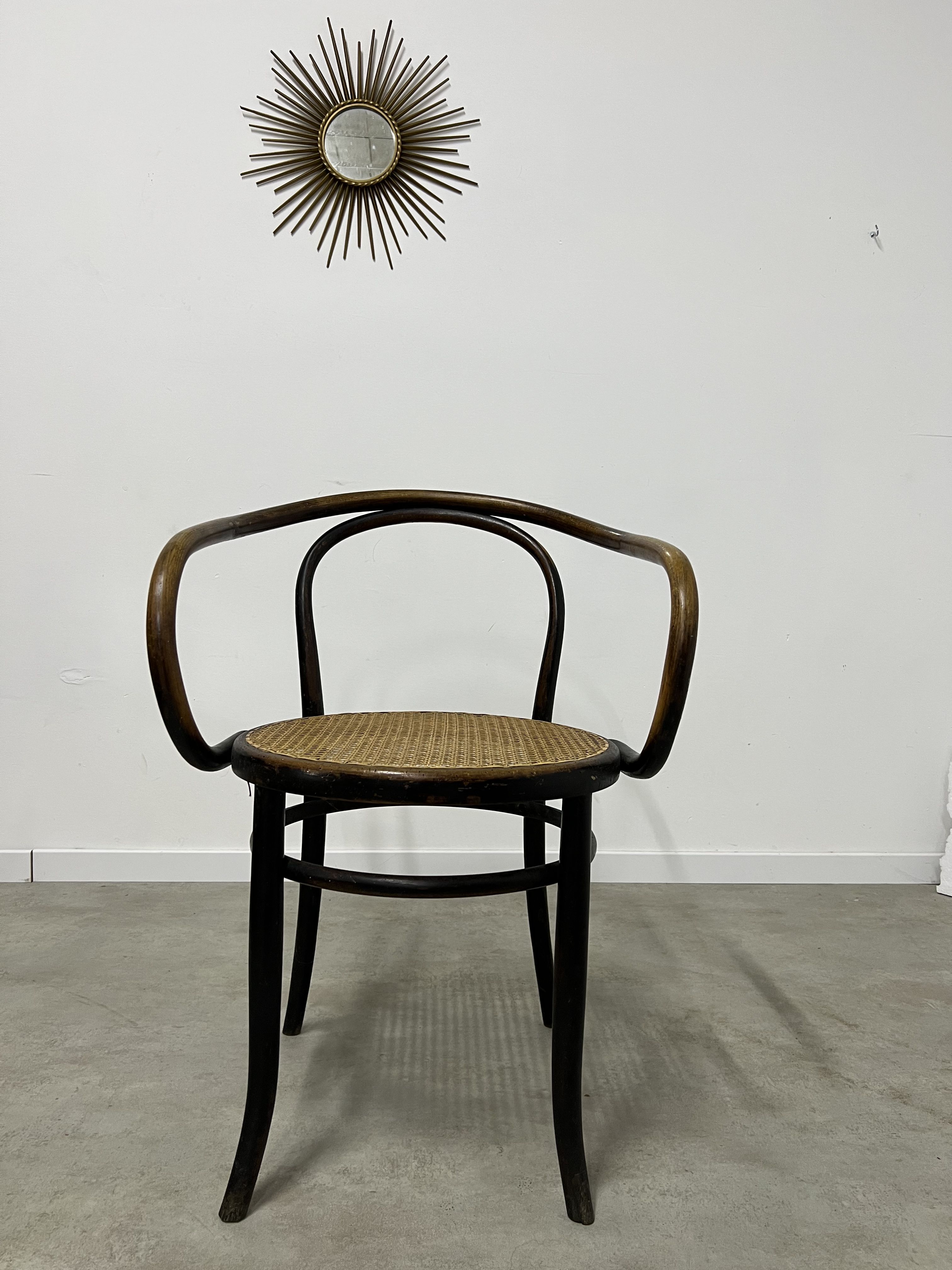 Old bentwood office chair Fischel 1930s