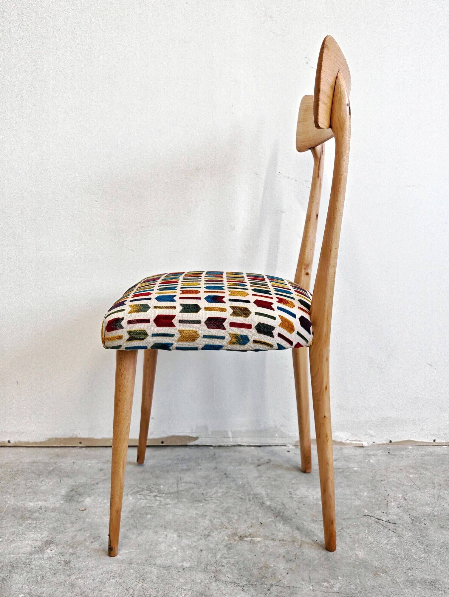 Set of 4 Mid-Century Modern Bowtie dining chairs by Ico Parisi