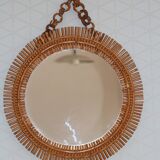 Rattan sun mirror 530mm
