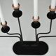 Pair of Six-Candle Candelabras — Gunnar Ander for Ystad-Metall, Sweden, 1960s