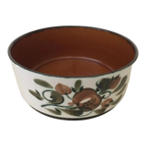 Porcelain salad bowl/vegetable bowl stamped Boch la Louvière, Belgium, Argenteuil model (1970s)