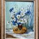 Tableau HSP "bouquet de fleurs des champs" signé G. Brindon