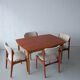 Table à manger en chêne danois et teck