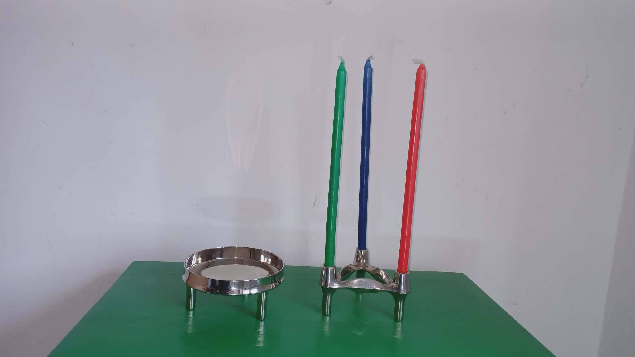 " BMF "  Candle Holder + shell . Set 2