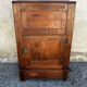 American icebox in oak and zinc – early 20th century