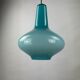 Light blue glass suspension by Massimo Vignelli for Venini, 1950