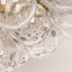 Extra-large glass Tulip chandelier by Kaiser, Germany, 1960s.
