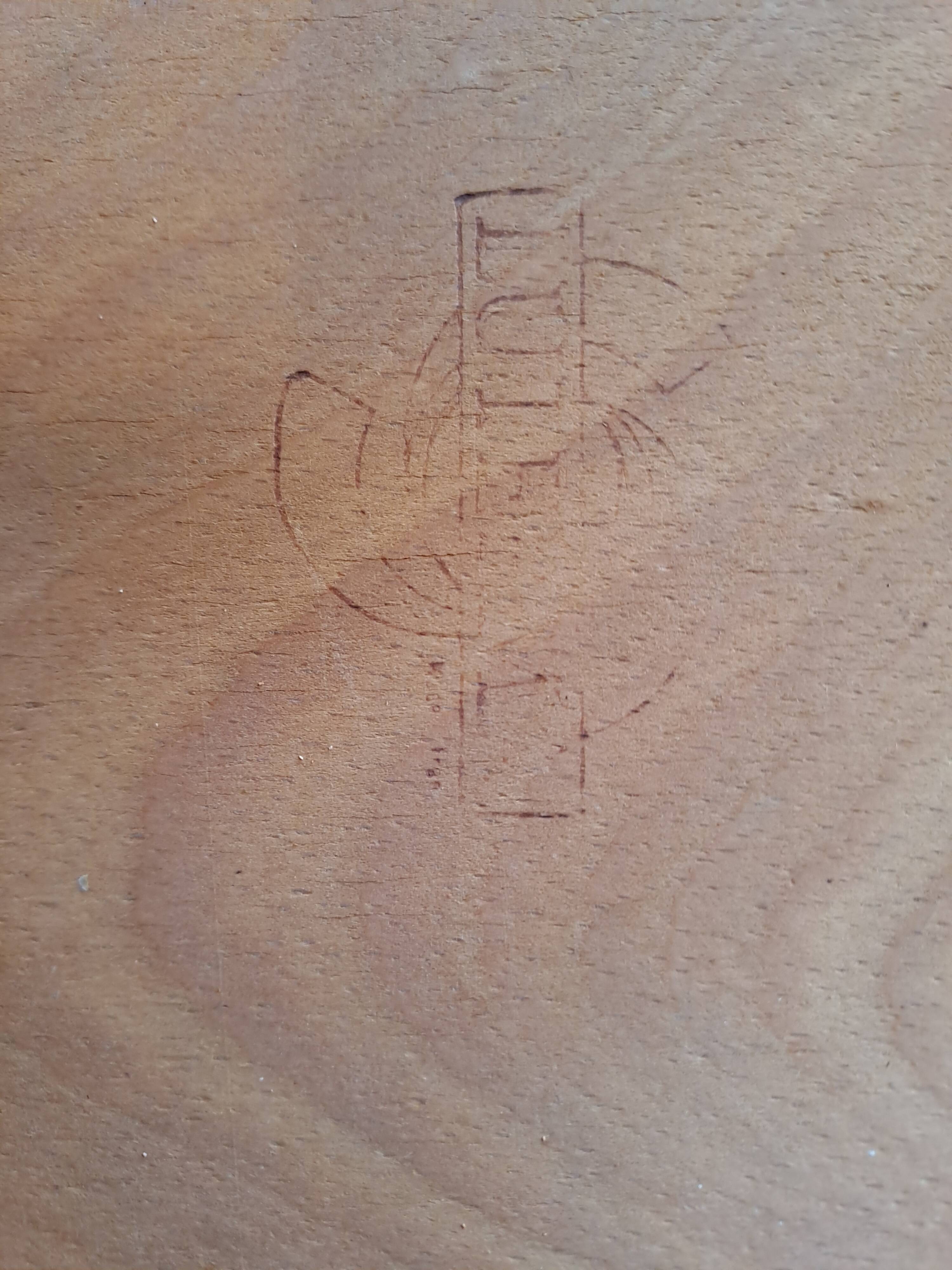 Bistrot chair blond wood 1950