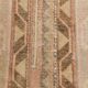 Turkish Pale Red & Cream Vintage Runner Rug, 71x378Cm