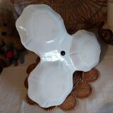 Serving dish in 3 parts + vintage wrought iron handle