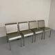 4 Italian design aluminum chairs from the 90s Calligaris Italy