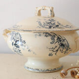 Soup bowl or salad bowl model Pornic, H. Boulenger & Cie, Terre de Fer, French manufacture