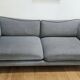 3-seater sofa Made, grey felt and black legs