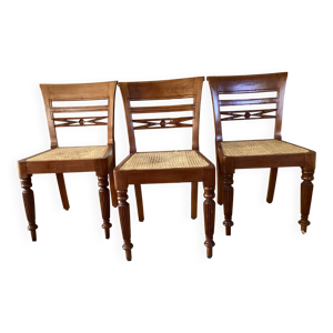 Lot de 3 chaises vintage - fabrication