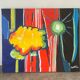 “Green or white, the sun?” Oil on canvas, signed Baltran