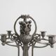 Art Nouveau tin candle holder by Achille Gamba, Italy ca. 1900