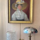 Summer portrait: woman in hat, nineteenth century