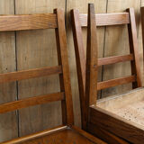 Set of 4 chairs period Reconstruction, solid wood