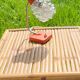 Lampe de chevet orange pop 1970