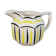 Vintage Ceramic Jug with Yellow and Black Decoration