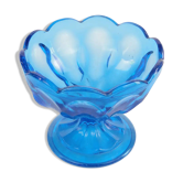Coupe de fruits, moderne du milieu du siècle, verre pressé, Ząbkowice, Pologne, années 1950.