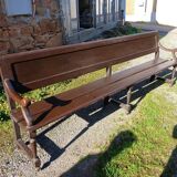 Pair of antique church pews