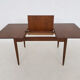 Table à manger extensible design danois en teck années 1960