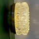 Vintage moulded glass wall or ceiling light globe