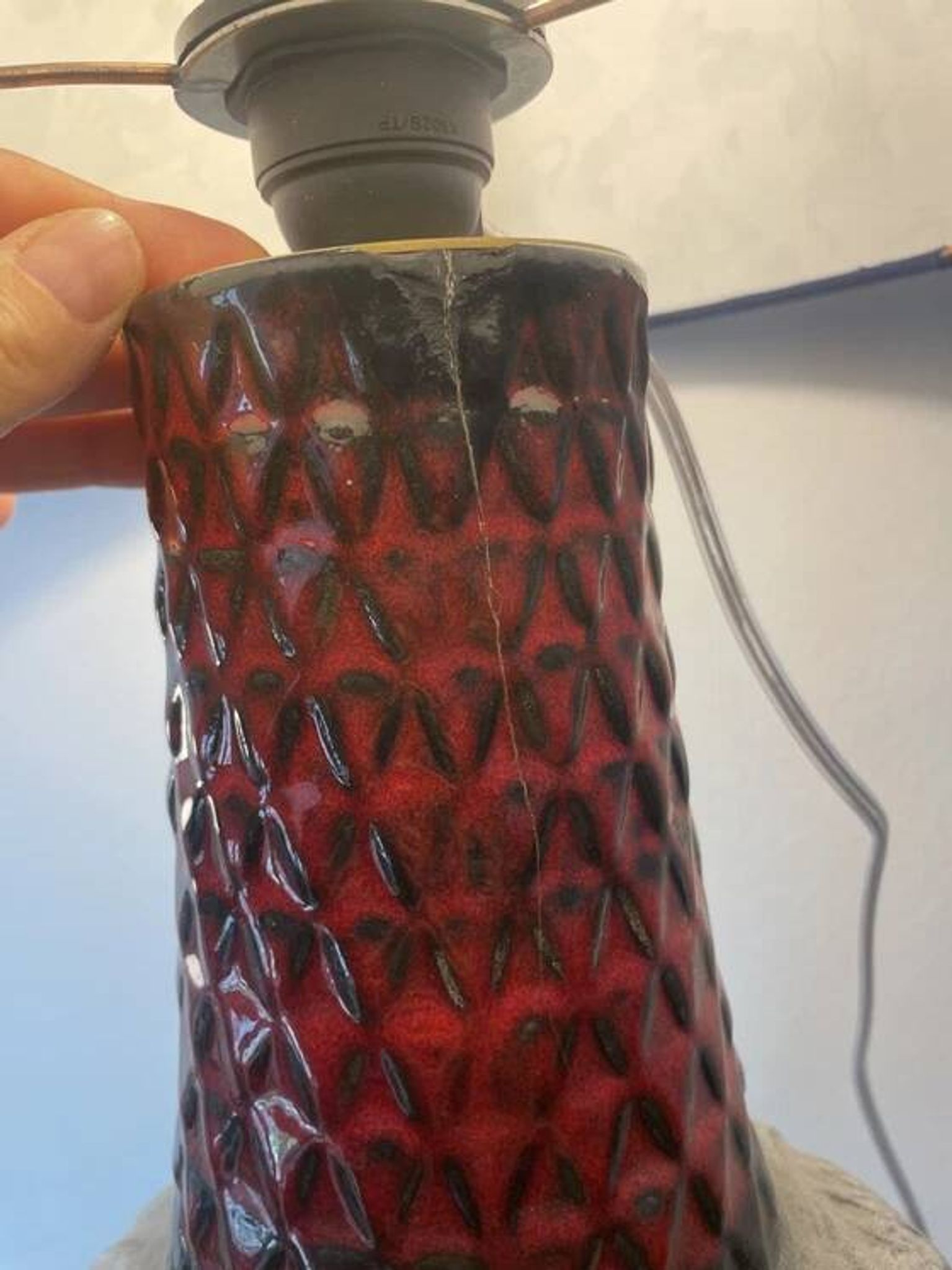 Bad Keramikvase - Design Bodo Mans - Serie 63 -