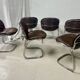 Set of six “Sabrina” chairs – Gastone Rinaldi for Rima Italy