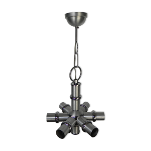 suspension vintage space age avec 6 points lumineux