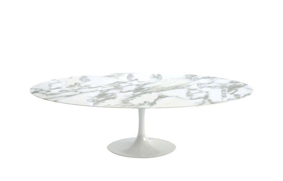 Table basse tulipe ovale par Eero Saarinen pour Knoll, années 1960