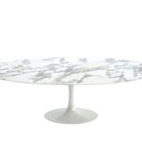 Table basse tulipe ovale par Eero Saarinen pour Knoll, années 1960