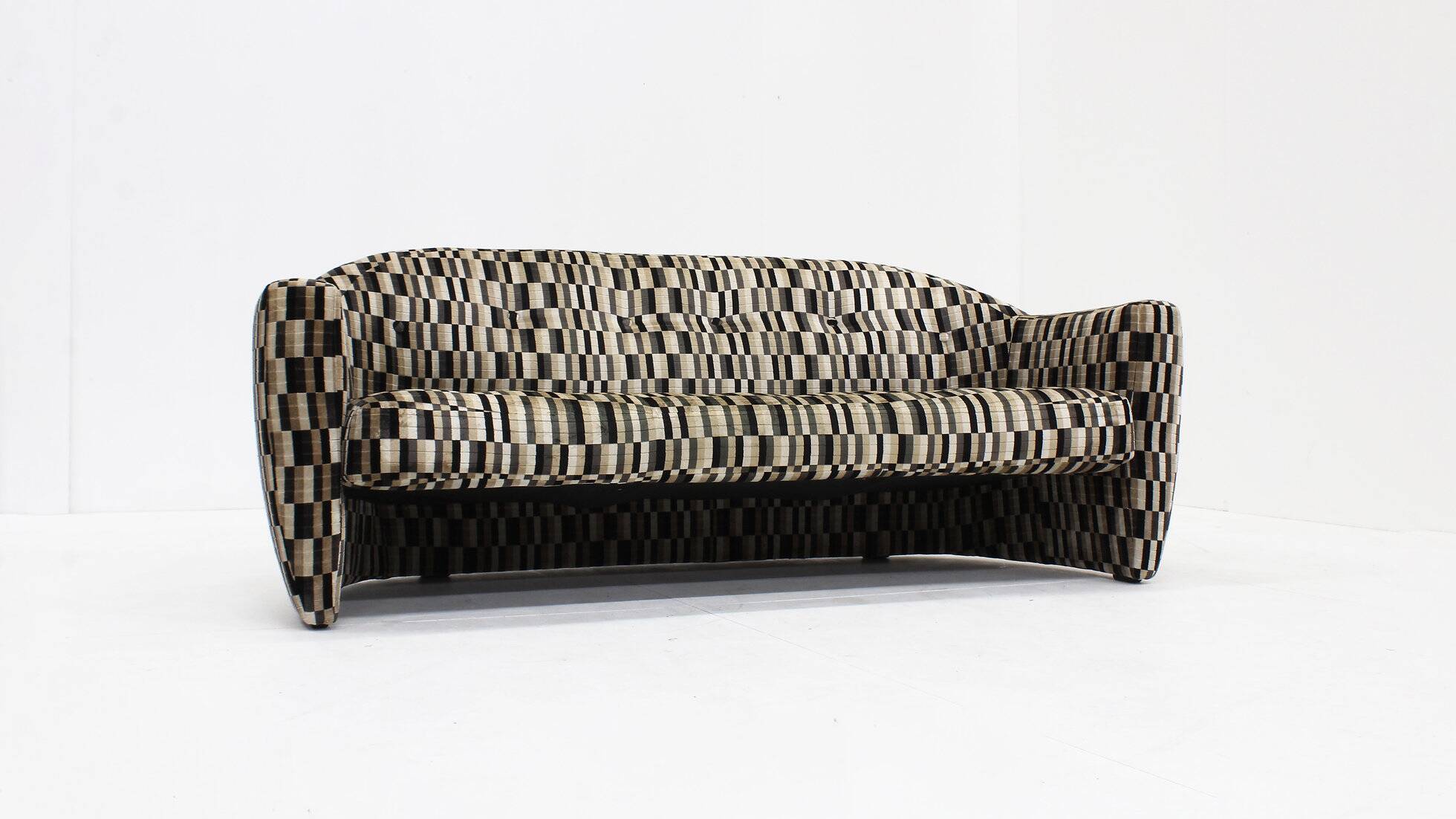 Canapé vintage à motif géométrique de Leolux