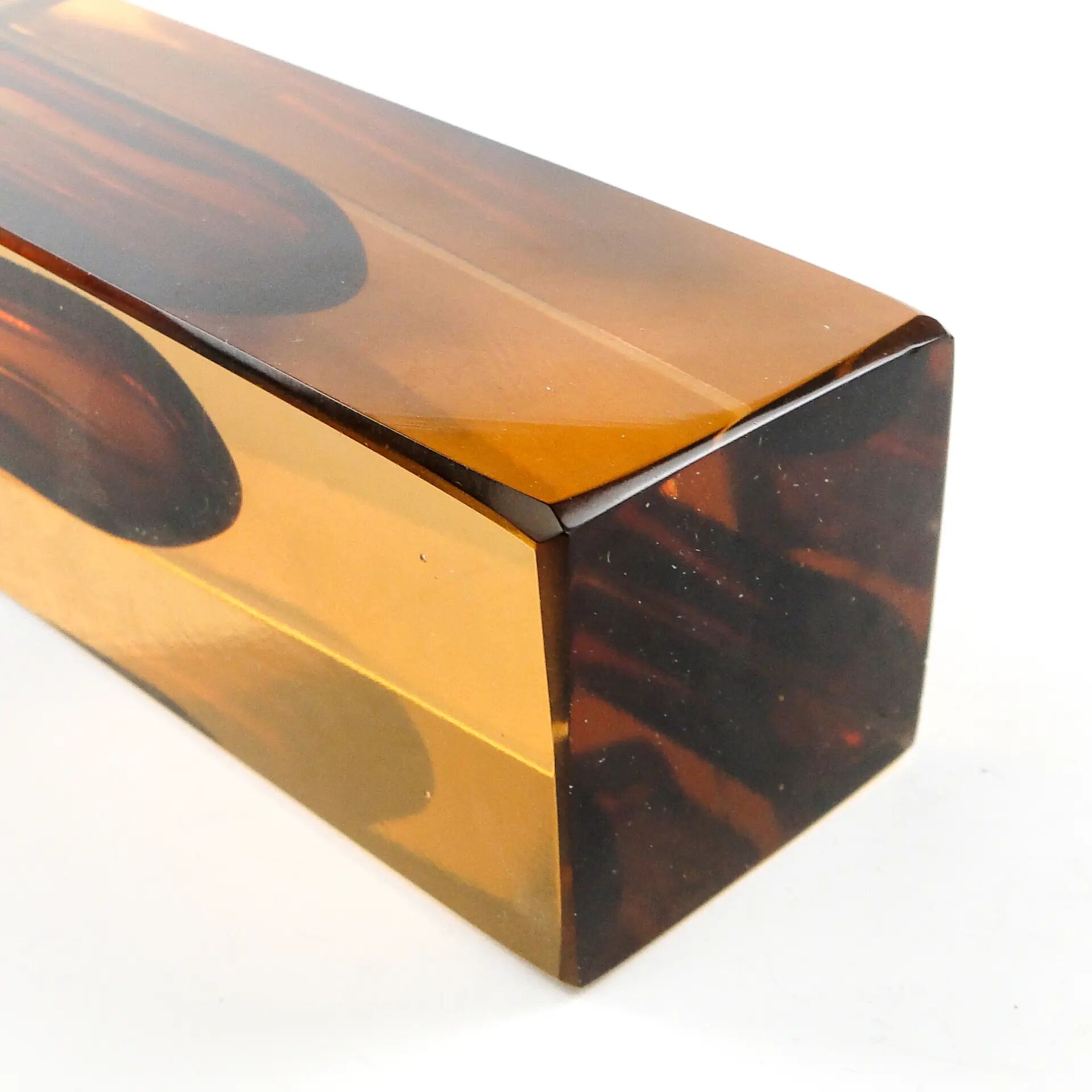 Murano vase, Sommerso, glass, design by F. Poli, Italy, 1950s