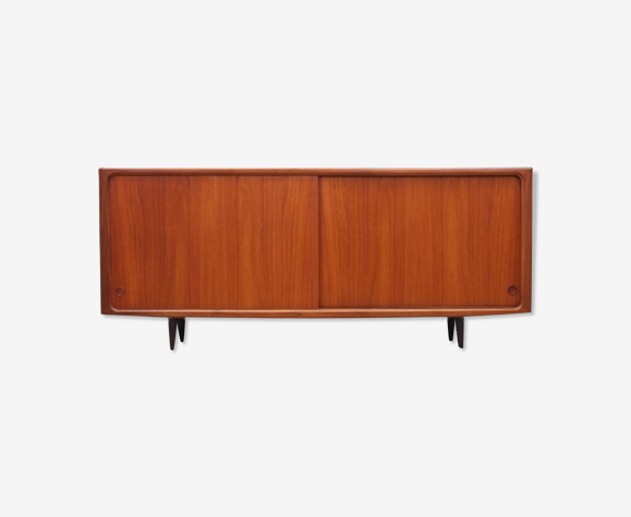 Enfilade en teck, design danois, années 1970, Danemark