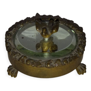 Boite à bijoux bronze miroir