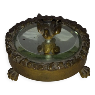Mirror bronze jewelry box
