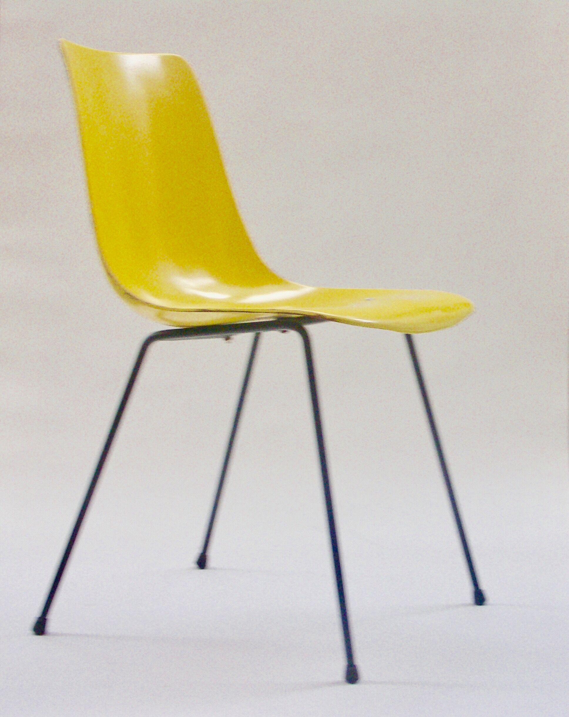 Chaise "cm131" design Pierre Paulin édition Thonet 1954