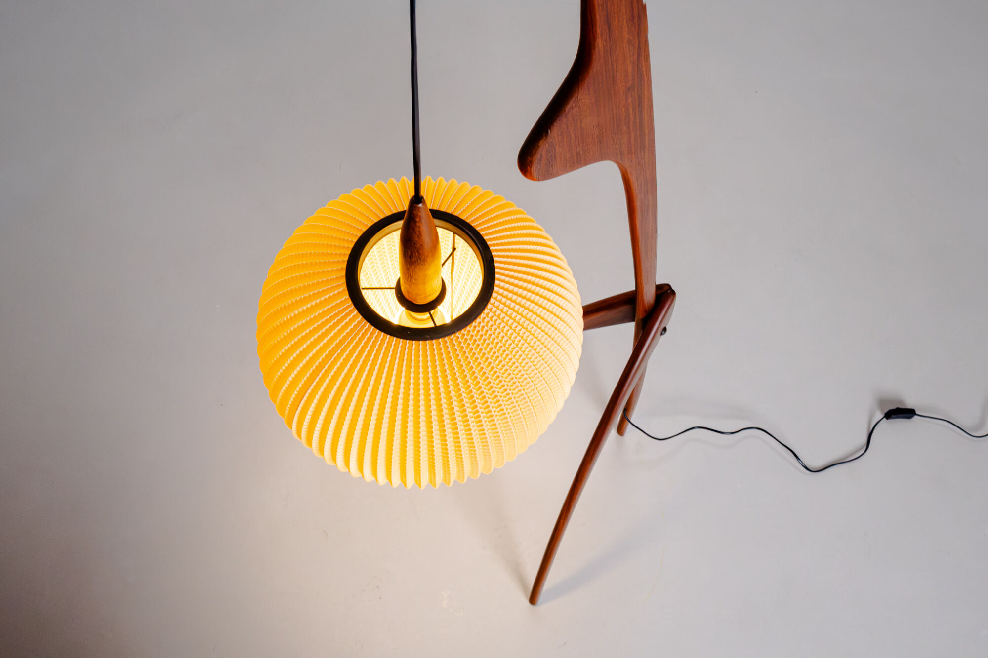 Floor lamp Praying Mantis by Rispal, France, 1950s