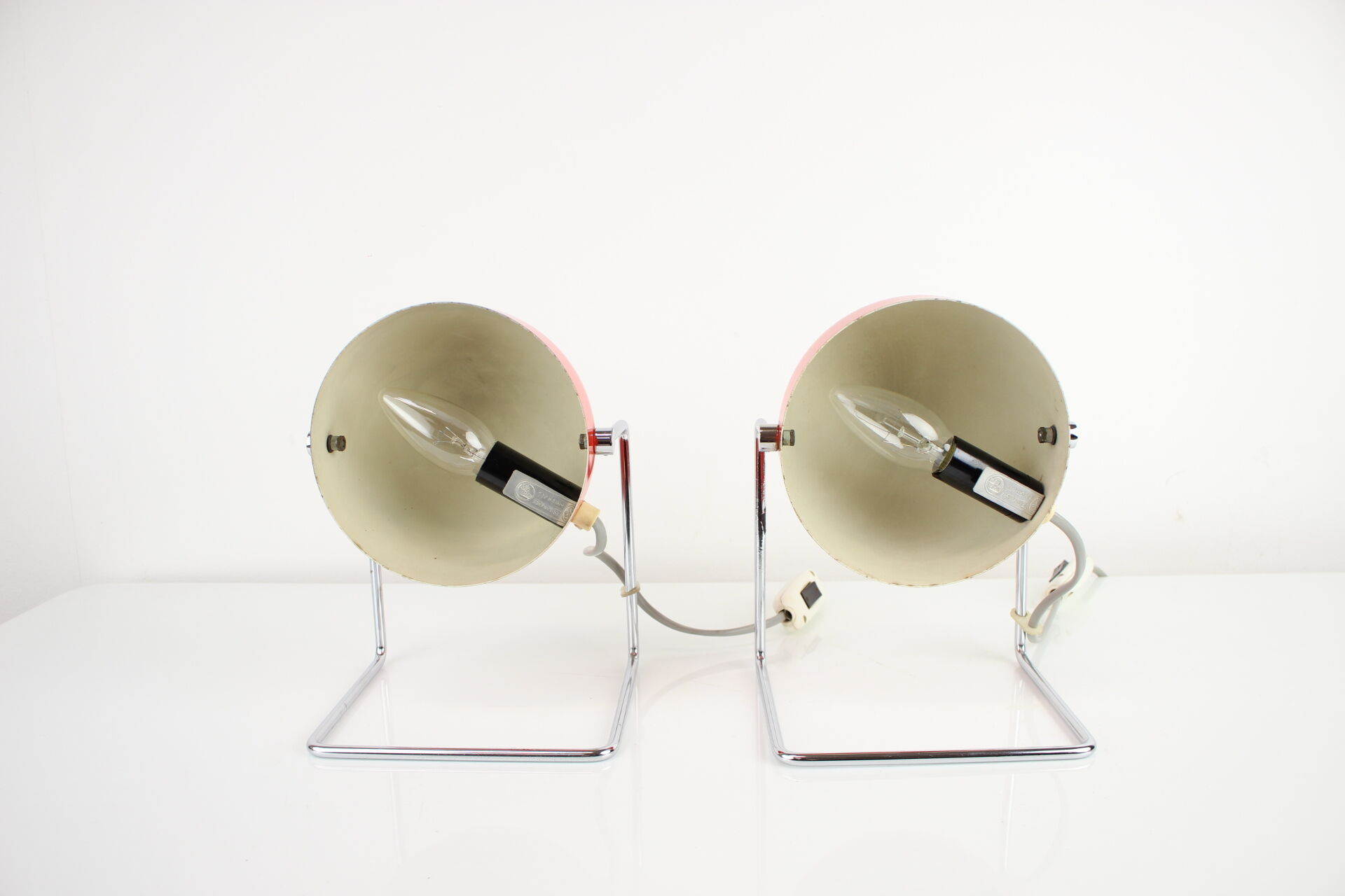 Mid-century table lamps designed by Josef Hurka for Napako, 1960's
