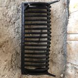Old Vintage Black Cast Iron Fireplace