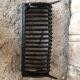 Old Vintage Black Cast Iron Fireplace