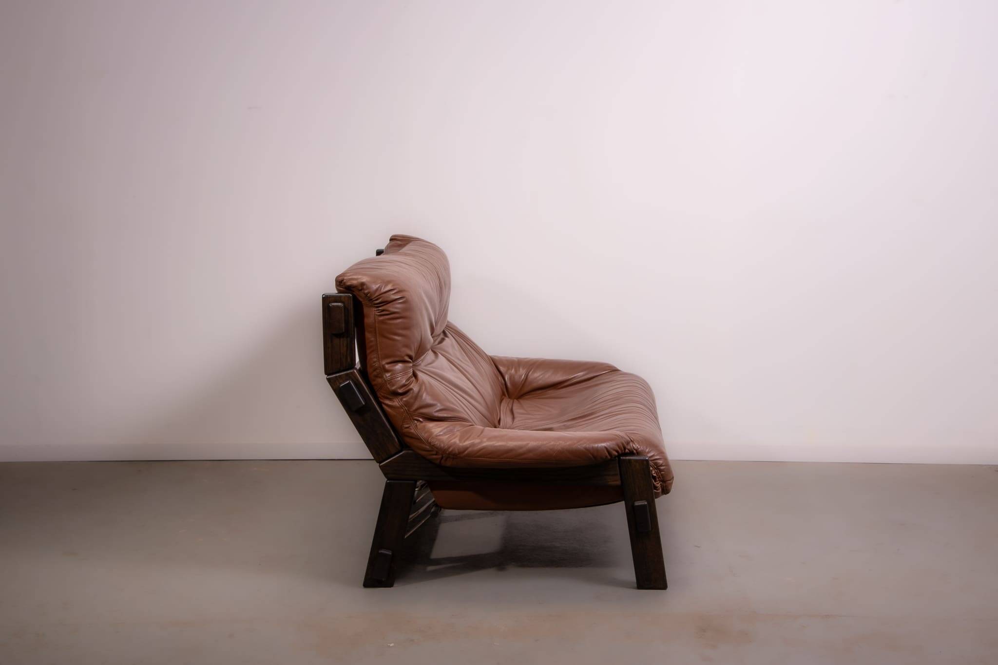 Canapé et fauteuil brutalistes hollandais conçus par Gerard Van den Berg pour Montis, vers 1980