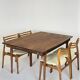 Scandinavian dining table in rosewood by Erik Riis Ager