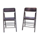 Set of 2 chairs wood folding american trump and skai