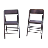 Set of 2 chairs wood folding american trump and skai