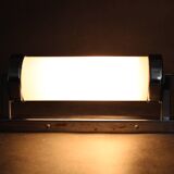 Czechoslovak Bauhaus Art Deco chrome tubular wall light, 1930s