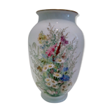White opaline vase
